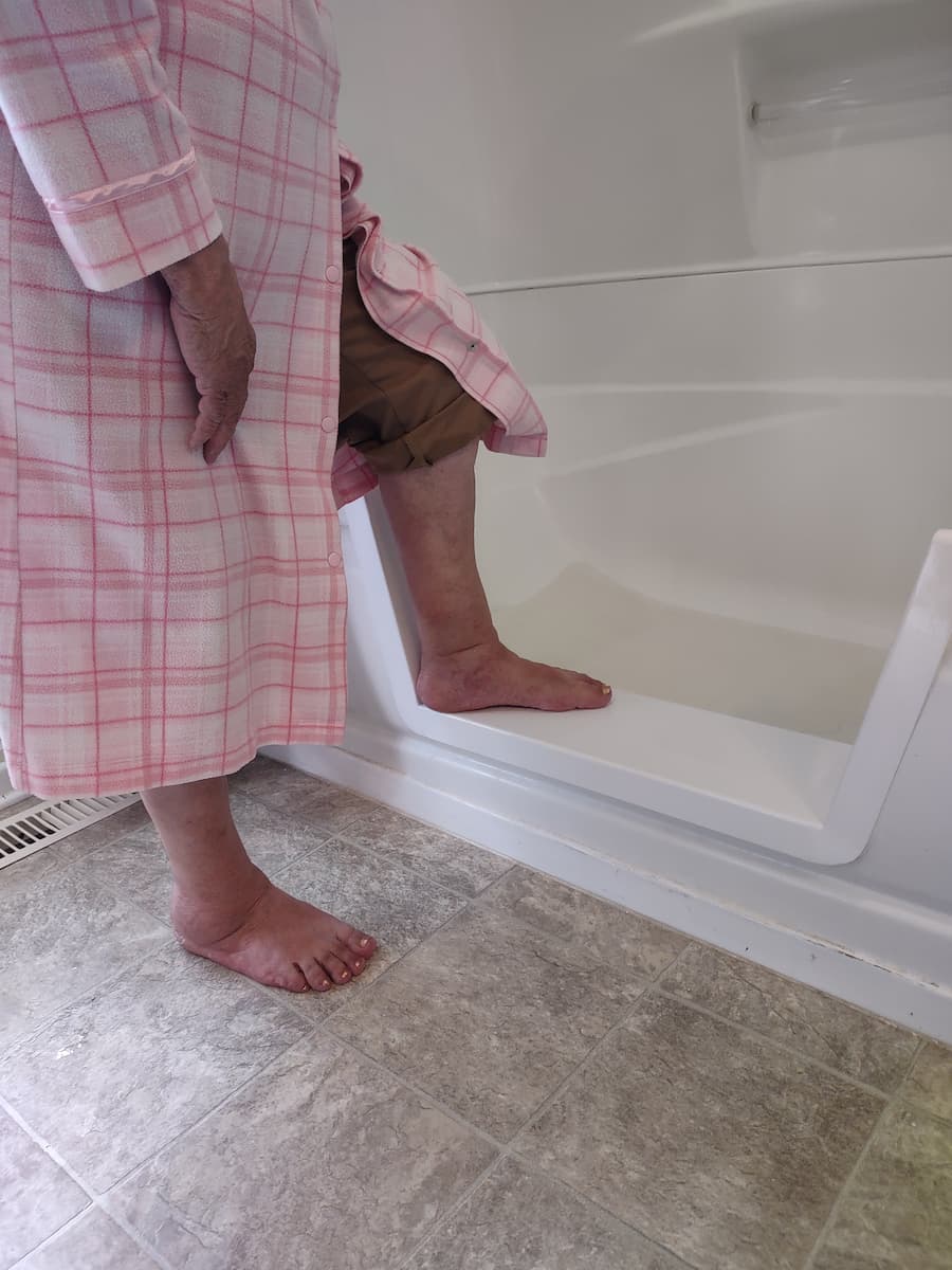 bathtub to step-in shower conversion